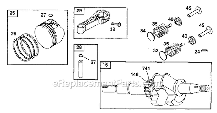 Page C Diagram and Parts List for 1053-0  Briggs and Stratton Pressure Washer